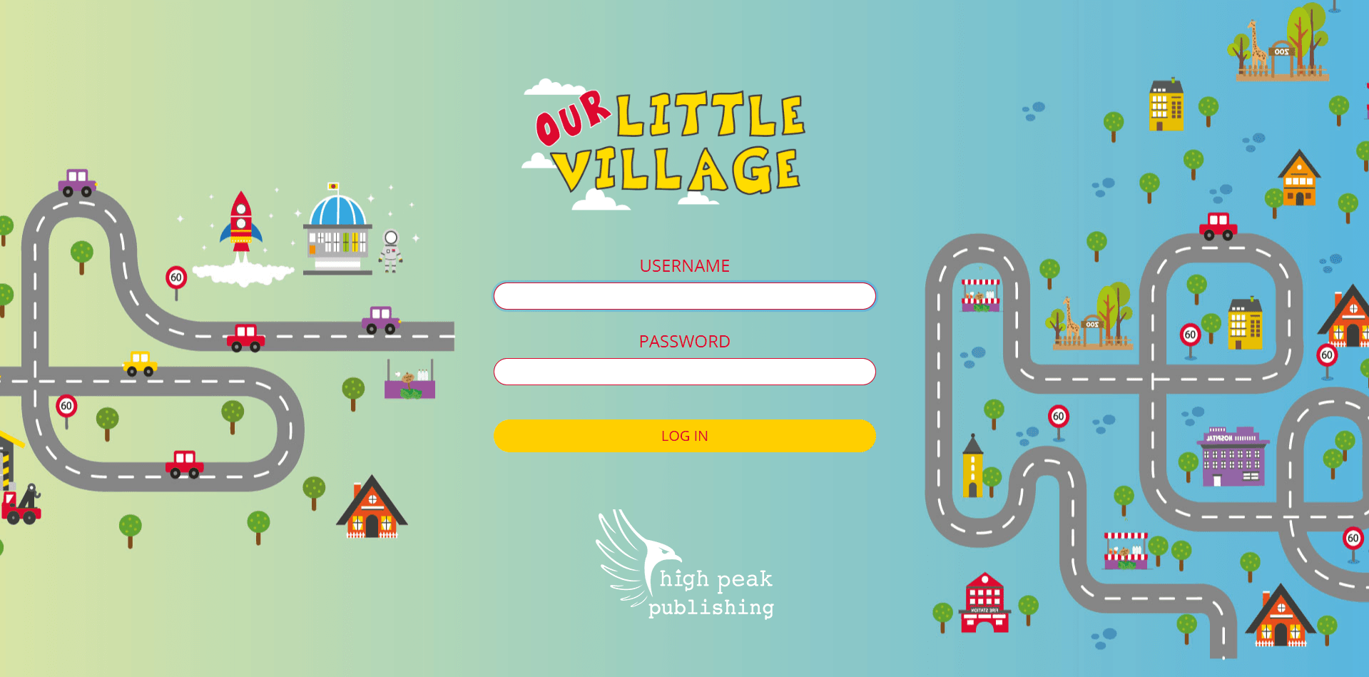 Our Little Village admin panel